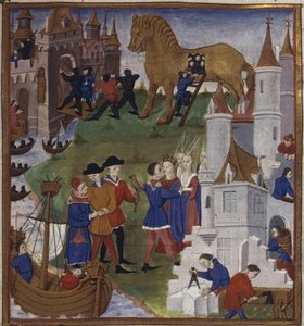 Illustration für das Epos Die Aeneis von Vergil, 1450-1499