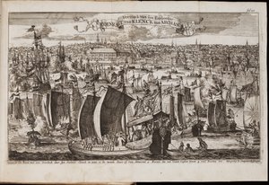 Arkhangelsk aus: Historisch Verhael, of Beschryving van de Voyagie, 1677