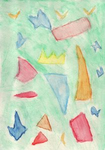 Bunte Formen von Crazy Artist