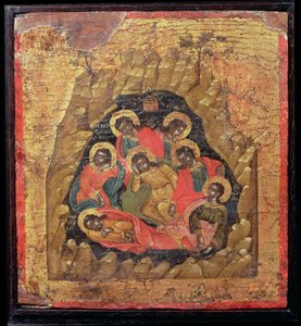 Die sieben Schläfer von Ephesus von Cretan School