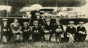 Kommandant Samson vom Royal Flying Corps...Erster Weltkrieg, ca. 1914, ca. 1920 von Cribb