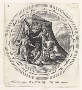 Trunkenheit von Noah von Crispijn van de Passe (I)