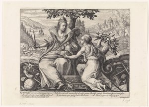 Europa Die vier Erdteile (Serientitel) von Crispijn van de Passe (I)