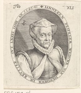 Porträt von Janneke Peipeler von Crispijn van de Passe (I)