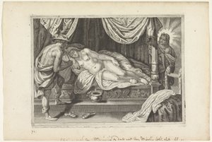 Apollo und Merkur besuchen Chione von Crispijn van de Passe (II)