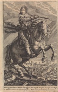 Porträt von Ludwig XIII. zu Pferd von Crispijn van de Passe (II)