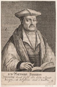 Mathew Parker, Erzbischof von Canterbury von Crispijn van de Passe