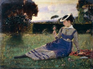 Alaide im Garten