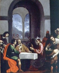 Das Abendmahl in Emmaus von Cristofano Allori