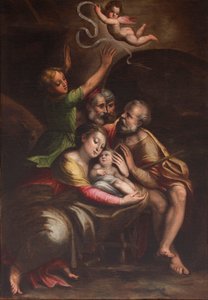 Die Anbetung des Christkindes, Mitte des 16. Jahrhunderts