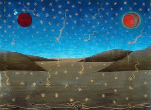Das Ende der Welt: Mond und Sonne werden sich verdunkeln, die Sterne werden fallen und alles wird das Gegenteil sein, von dem, was es war von Cristoforo De Predis