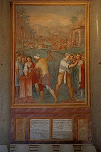 Martyrium und Verstümmelung verschiedener Heiliger