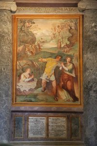 Martyrium der hl. Lucia und der hl. Euphemia und anderer Heiliger