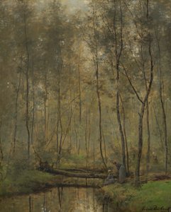 Oever van een rivier von Cesar de Cock