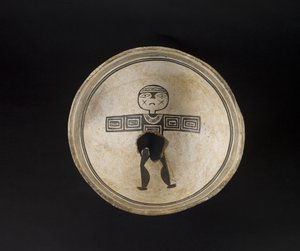 Schale mit bemalten Motiven, ca. 1200-1300