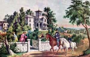 Amerikanisches Landleben, Maienmorgen, 1855