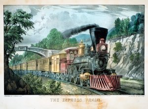 Der Schnellzug, USA, 1870