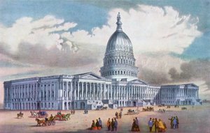 Washington, Kapitol der Vereinigten Staaten, 19. Jahrhundert