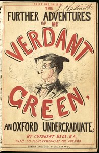 Titelillustration für Die weiteren Abenteuer von Mr. Verdant Green, ein Oxford-Student