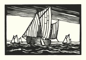 Fischerboote und Lastkähne: Brighton Hoggies von Cyril A. Wilkinson