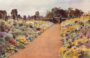 Die Doppelgrenzen im Ostgarten, Sandringham von Cyril Ward