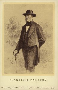 František Palacký (1798-1876), tschechischer Historiker und Politiker von Czech School