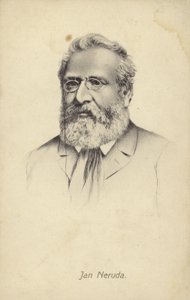 Jan Neruda (1834-1891), tschechischer Journalist und Dichter von Czech School