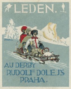 Januar. Au Derby Rudolf Dole Mode, Prag