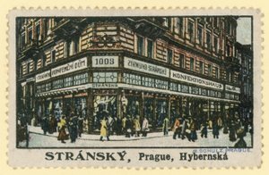 Stransky Konditorei, Hybernska Straße, Prag von Czech School