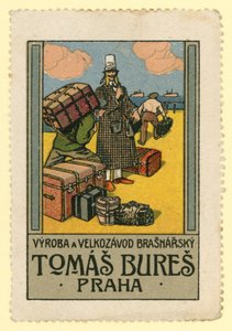 Tomas Bures Reisekoffer, Prag von Czech School