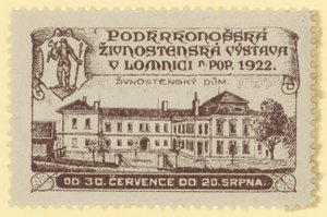 Handelsausstellung, Lomnica, Tschechoslowakei, 1922 von Czech School
