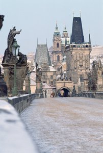 Blick auf die Karlsbrücke, gebaut 1367