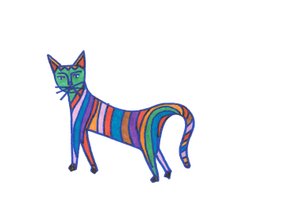 Regenbogenkatze