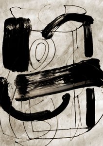 Vintage-Abstrakt von Dan Hobday