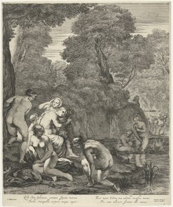 Diana und ihre Nymphen von Actaeon entdeckt
