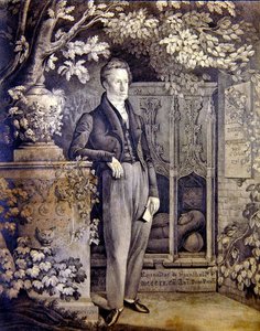 Porträt von Richard Sainthill, ca. 1820-1850 von Daniel Maclise