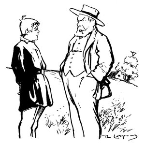 Illustration für das Stück von Jules Renard nach seinem Roman "Carrot Head" von Daniel de Losques