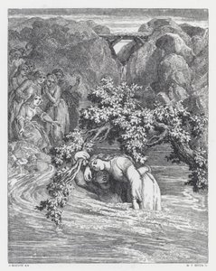Illustration zu Tennysons Gedicht, Die Prinzessin von Daniel (after) Maclise