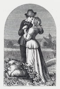 Illustration zu Tennysons Gedicht, Die Prinzessin (Gravur) von Daniel (after) Maclise
