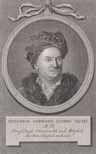 Porträt von Friedrich Ludwig Hermann Muzel, ca. 1778 von Daniel Berger