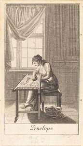 Penelope von Daniel Berger after Daniel Nikolaus Chodowiecki
