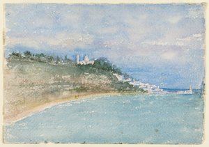 Punkt westlich von Algier, Nordafrika, Reiseskizze, 1896 von Daniel Burnham