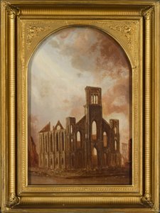 Saint Pauls Universalist Church nach dem Chicagoer Brand von 1871, 1872 von Daniel Folger Bigelow
