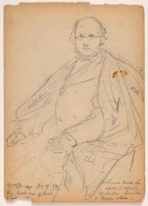 James Lenox sitzend, 19. Februar 1874 von Daniel Huntington