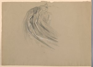 Studie für "Eine Magdalena", D, 1852 von Daniel Huntington