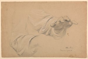 Studie für "Kommunion der t", 1844 von Daniel Huntington