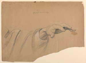 Studie für "Kommunion der t", 1844 von Daniel Huntington