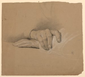 Studie für "Kommunion der t", 1844 von Daniel Huntington