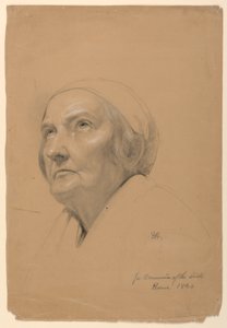 Studie für "Kommunion der Kranken", 1844 von Daniel Huntington