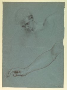 Studie für "Mercys Traum" von Daniel Huntington